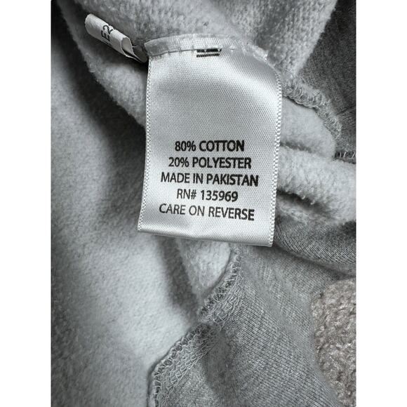 Mitchell & Ness Charlotte Hornets Mens Sz 2XT Basketball Grey Hoodie Sweatshirt - Picture 7 of 8